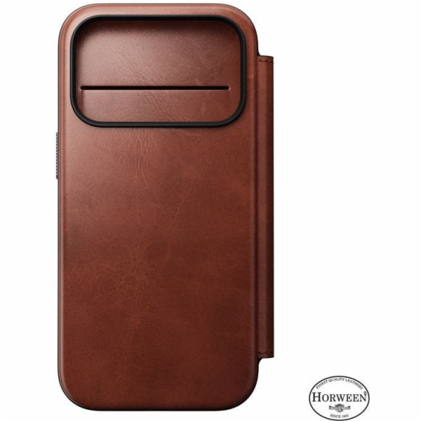 NOMAD pouzdro Modern Leather Folio Magsafe Horween pro iP...