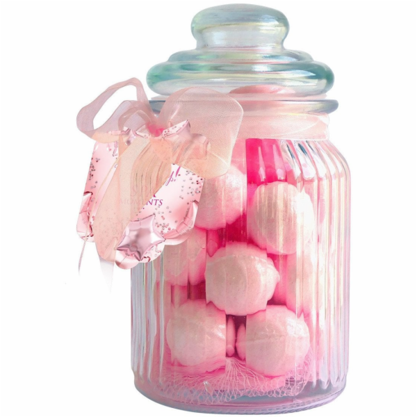 Chlapu Chlap Spa Moments růžová pěnová koupelová bomba 20g
