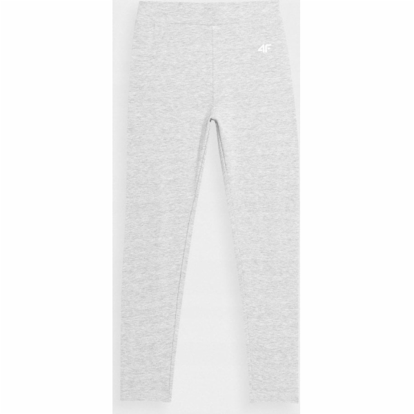 4f Dívčí legíny , světle šedá melanž, HJZ22 JLEG001, 27M,...