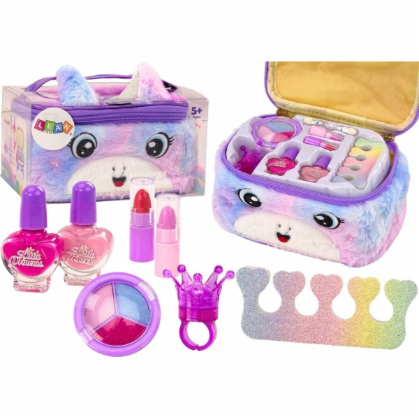LeanToys Kosmetická sada s plyšovým jednorožcem, kosmetic...