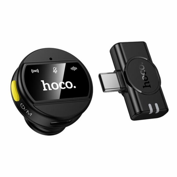 Hoco Bezdrátový mikrofon Microphone USB C L21 černý