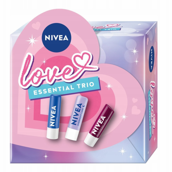 Nivea _SET Love Essential Trio rtěnky Original + Noční pé...