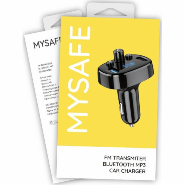 Mysafe FM vysílač , nabíječka pro vysílač Mysafe, FMcar, ...