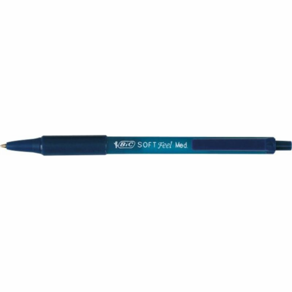 Bic Kuličkové pero Soft Feel Automatic, střední, modré