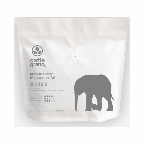 Caffe Grano India Malabar Monsooned káva zrnková 250 g