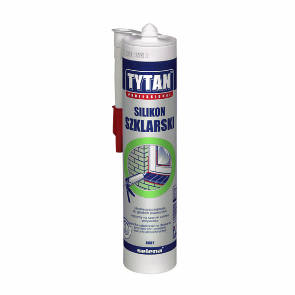 Tytan Titanové silikonové sklo hnědé 310ml