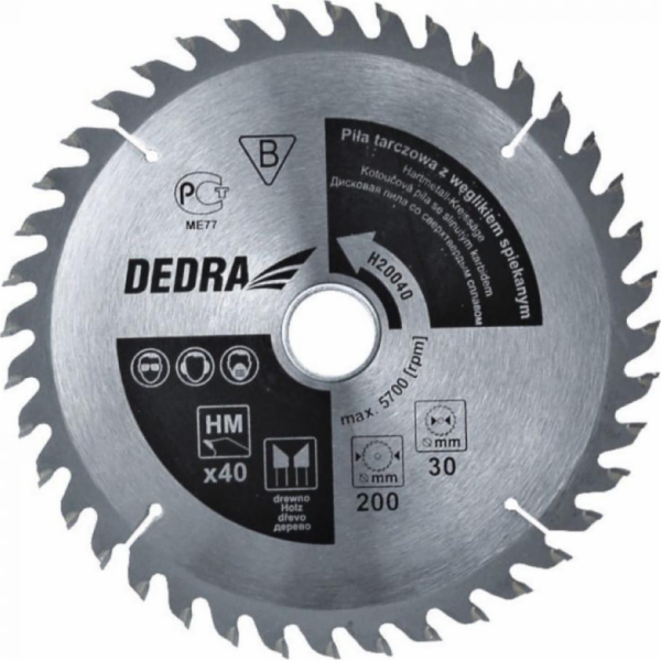 Dedra KOTOUČOVÁ PILA NA DŘEVO 60Z PRŮMĚR 185X20 MM H18560...
