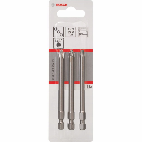 Bosch SADA BITŮ PH2+PZ2+T25 EH