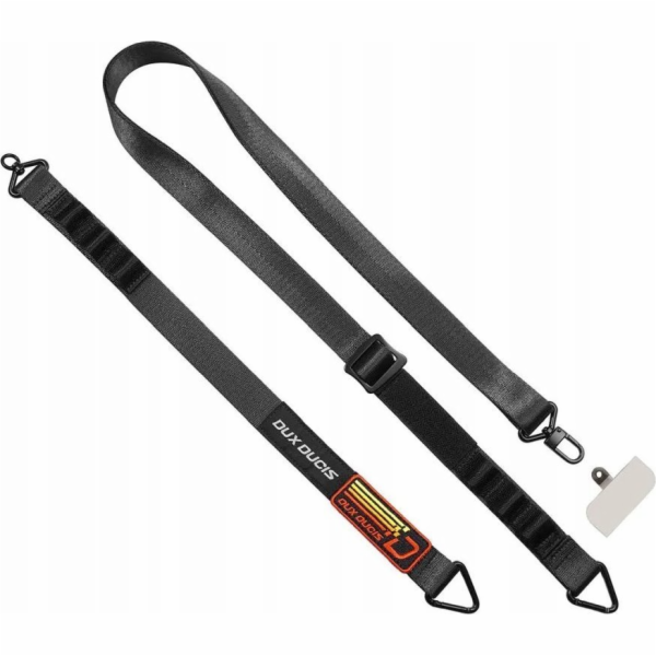 Dux Ducis Venkovní crossbody - šňůrka na telefon černá