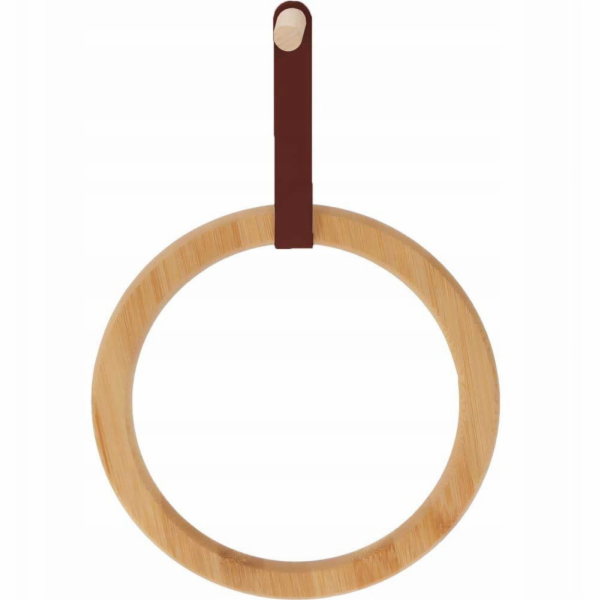 Bathroom Solutions Bambusový věšák na ručníky, průměr 21 cm