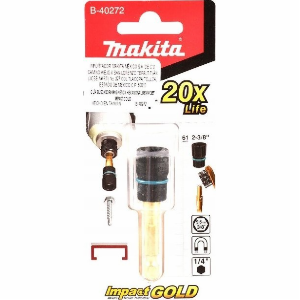 Makita NÁSTROJOVÝ KŘÍŽ 9,6*61 MM S VYMĚNITELNOU RUKOJEŤÍ ...