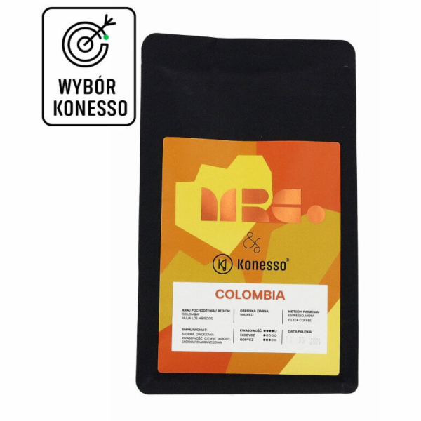 HAYB MRC & Konesso Colombia Excelso kávová zrna 250g