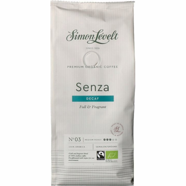 Lavazza Mletá káva Simon Levelt Senza Decaf 250 g