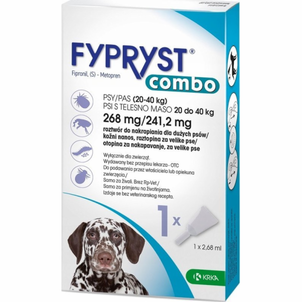 KRKA FYPRYST COMBO PSI 20-40kg 268mg/241,2mg (1 ks)