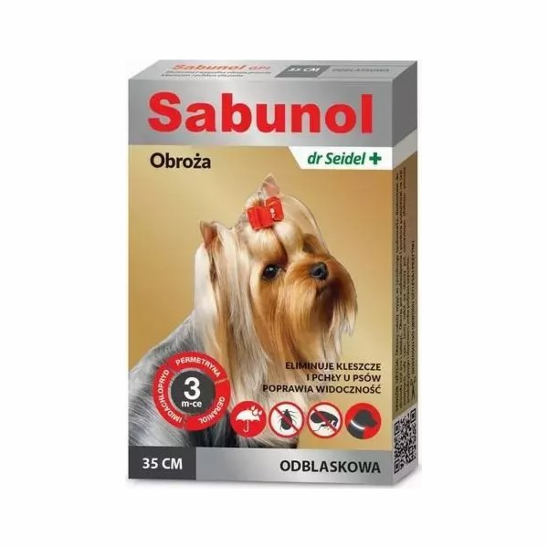 Derma-Pharm Sabunol Reflexní obojek proti klíšťatům pro p...