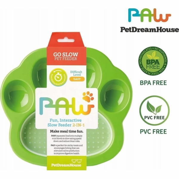 Pet Dream House PET DREAM HOUSE Tlapka 2v1 MINI ZELENÁ EASY