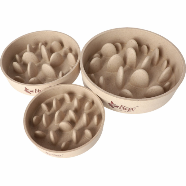Dingo Bambusová miska pro psy s pomalým odpařováním, béžo...