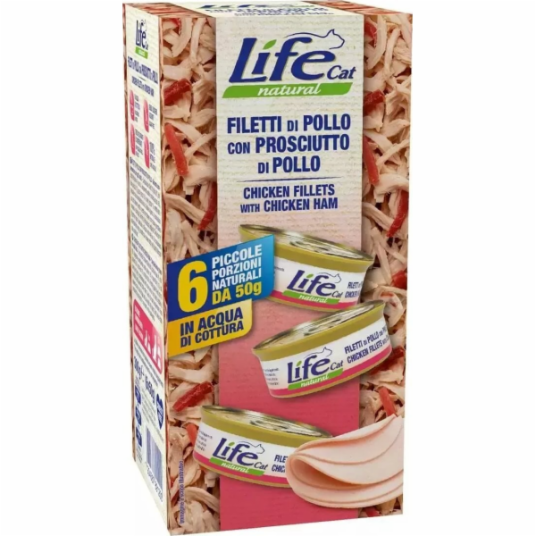 Life Pet Care Life Cat Mokré krmivo pro kočky Kuřecí šunk...