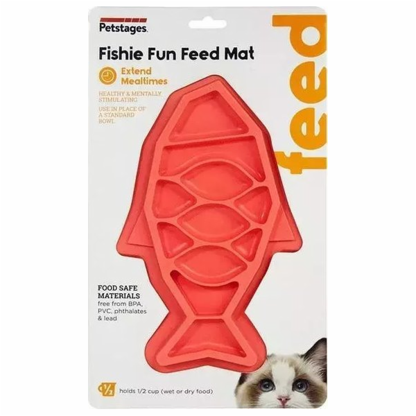 Petstages Zábavná podložka pro kočky s feedem 27x18cm