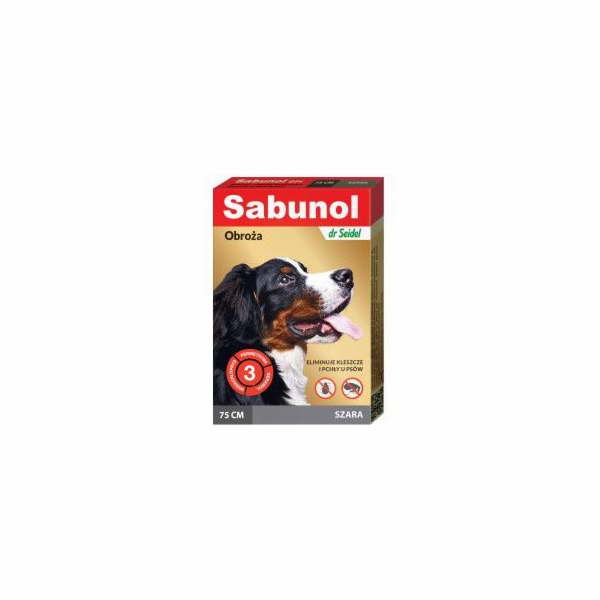 SABUNOL Obojek 75cm ŠEDÝ