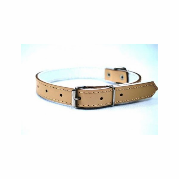 Chaba Kožený obojek 20mm/55cm přírodní