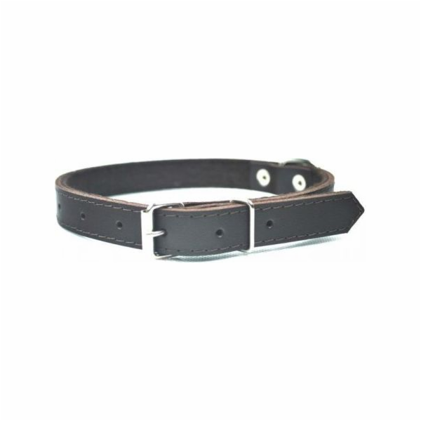 Chaba Kožený obojek 22mm/60cm HNĚDÝ
