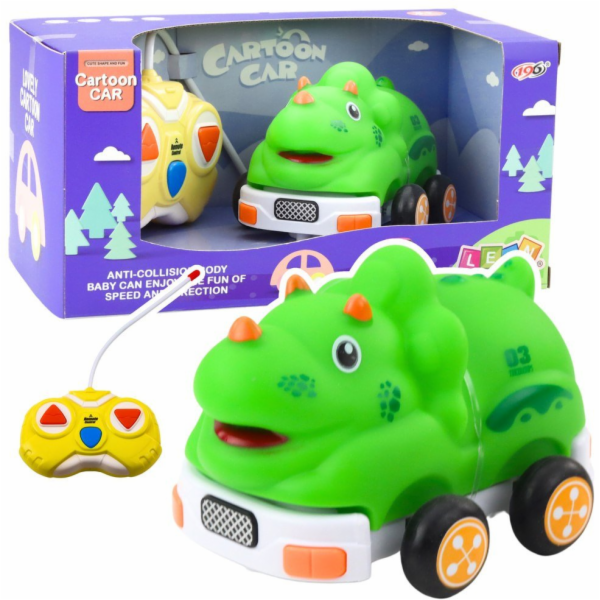 LeanToys RC auto na dálkové ovládání pro batolata Zelený ...