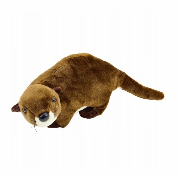 LeanToys Plyšová hračka Vydra Hnědá 37 cm