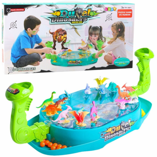 LeanToys Arkádová hra Ballsaurs Srážení dinosaurů Střílečka