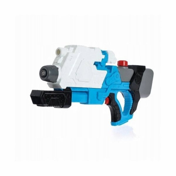 LeanToys Vodní pistole s mechanickým pumpováním, bílá a m...