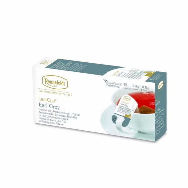 Stabilus Ronnefeldt Černý čaj Earl Grey v šálku 15 sáčků