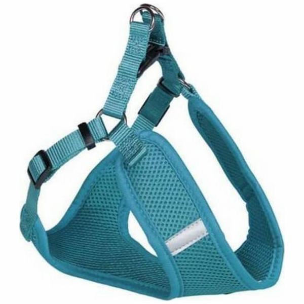 Nobby SÍŤOVÝ REFLEXNÍ POSTROJ NOBBY XXS TYRKYSOVÝ 28-33cm