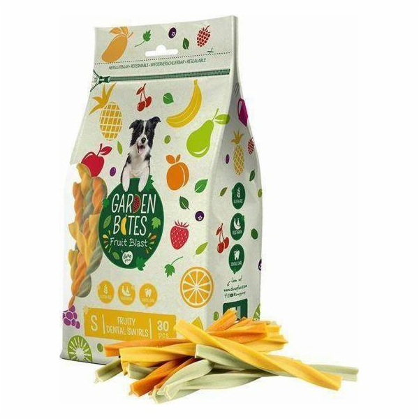 Duvo+ Garden Bites Fruity Dental Swirls S 30 ks, balení 2...