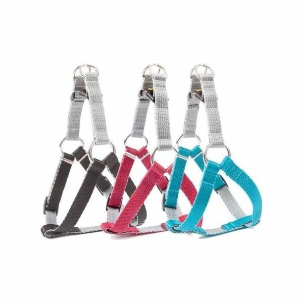 Dingo Postroj DINGO FRED Twilight stříbrný - vínový velik...