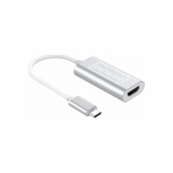 Zenwire Adaptér ZW-01F USB-C na HDMI, stříbrný (109449291)