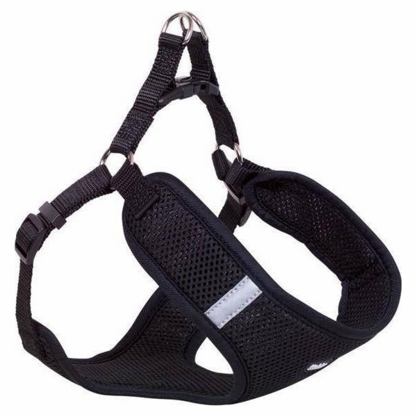 Nobby Postroj Mesh Reflect Harness S, černý, 41-46 cm