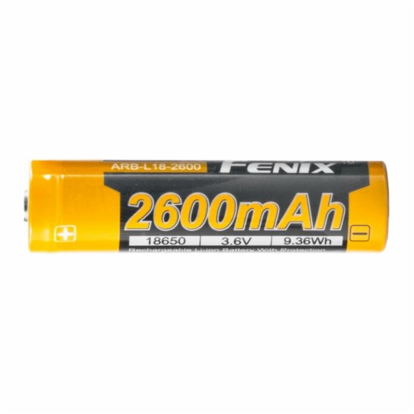 Fenix Baterie MR18650 2600mAh 1 ks.