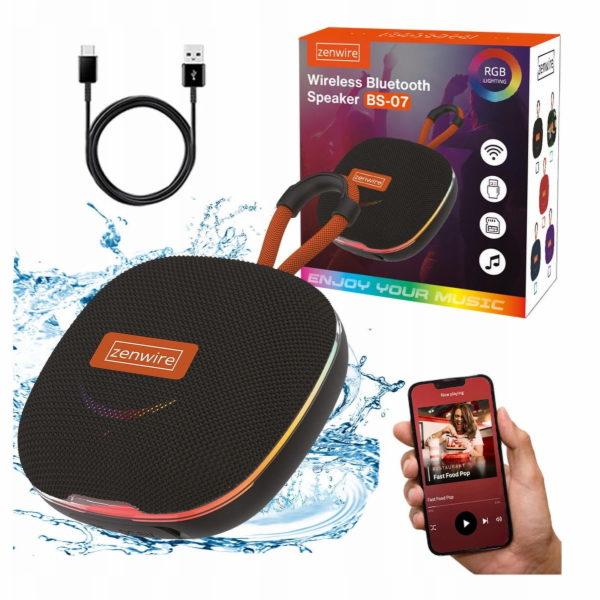 NoName Bluetooth reproduktor Malý přenosný bezdrátový boo...