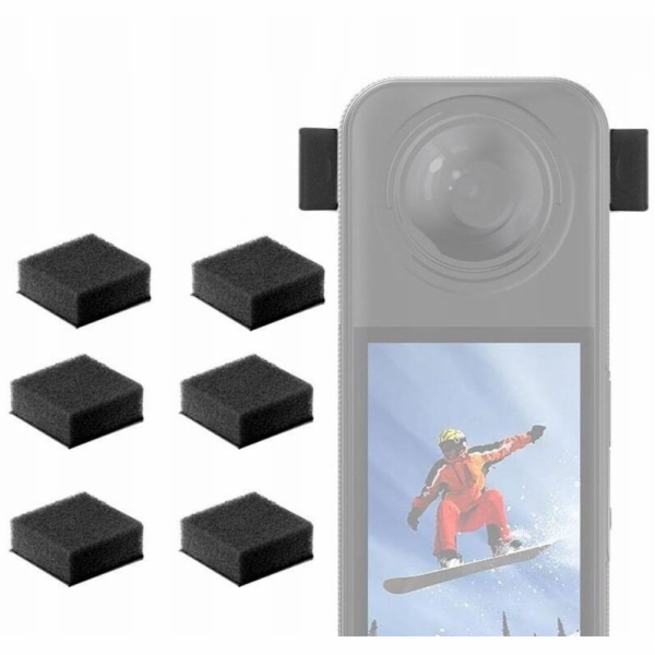 Puluz 6x větruodolný pěnový kryt na čelní sklo pro Insta3...