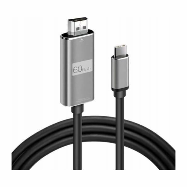 Zenwire Kabel USB-C na HDMI 2m šedý (5904507528164)