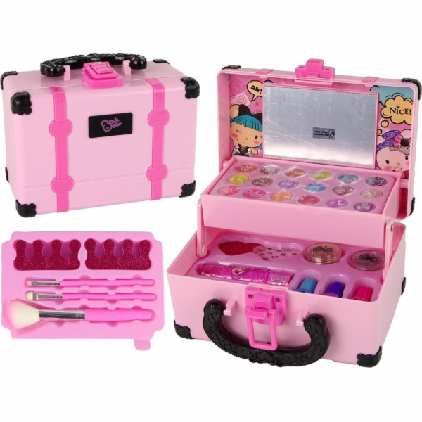 LeanToys Sada dětské kosmetiky v růžové krabičce LEAN Toys
