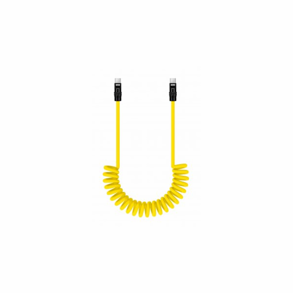 NoName USB kabel USB-C - USB-C 1,5 m žlutý (NL4992)