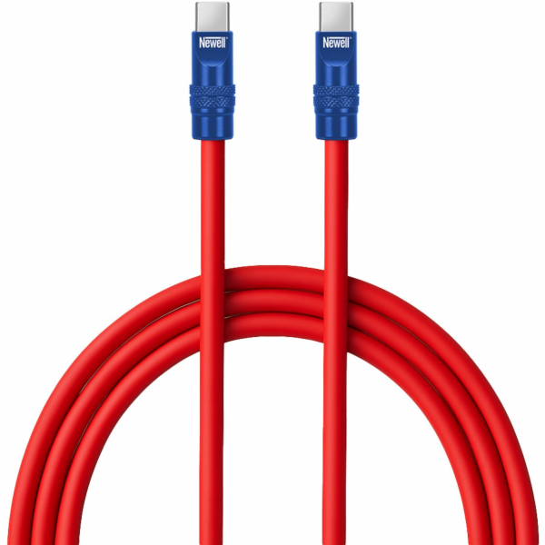 Newell NL4988 USB-C kabel 100W 2m silikonový červeno-tmav...