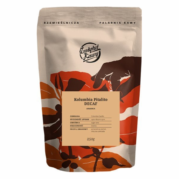 Bearded Coffee Colombia Pitalito kávová zrna bez kofeinu ...