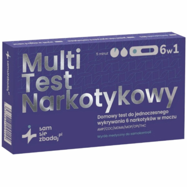 Heltes FARMABOL_Multi Test pro detekci 6 drog v moči 1 ks.