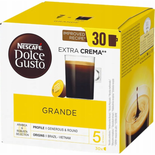 Nescafe Kapsle pro Dolce Gusto Grande 30 ks.