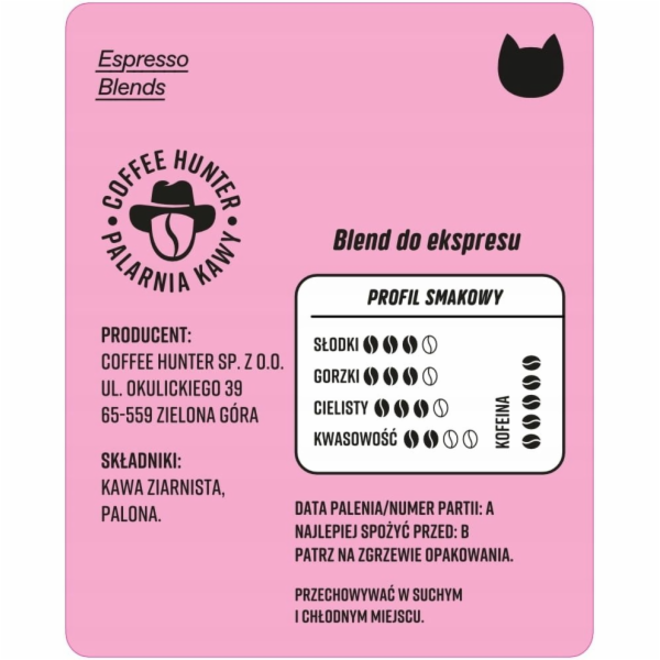 Coffee Hunter Kávová zrna 250g