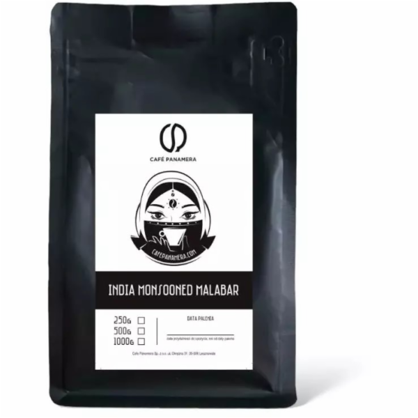 Cafe Panamera India Monsooned Malabar káva zrna 250 g