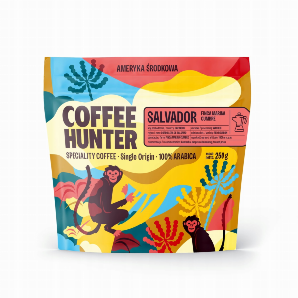 Coffee Hunter Kávová zrna Salvador Finca Marina Cumbre Es...