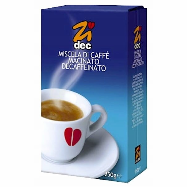 NoName Mletá káva ZIDEC bez kofeinu mletá káva 250g